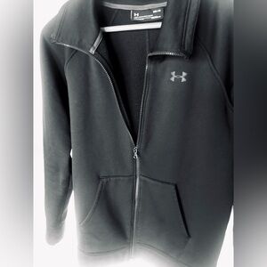 Under Armour Cold Gear “Storm” Black  Full-Zip Fleece Lined Fitted Jacket Medium